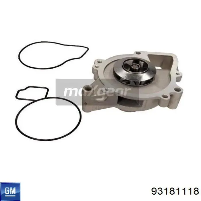 Bomba de agua 4804957 Opel