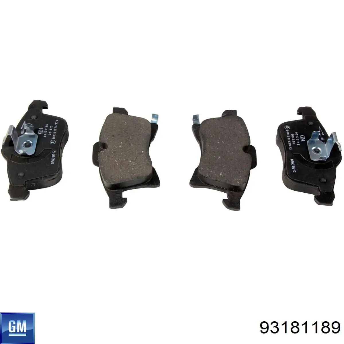 Pastillas de freno delanteras Opel Corsa X12