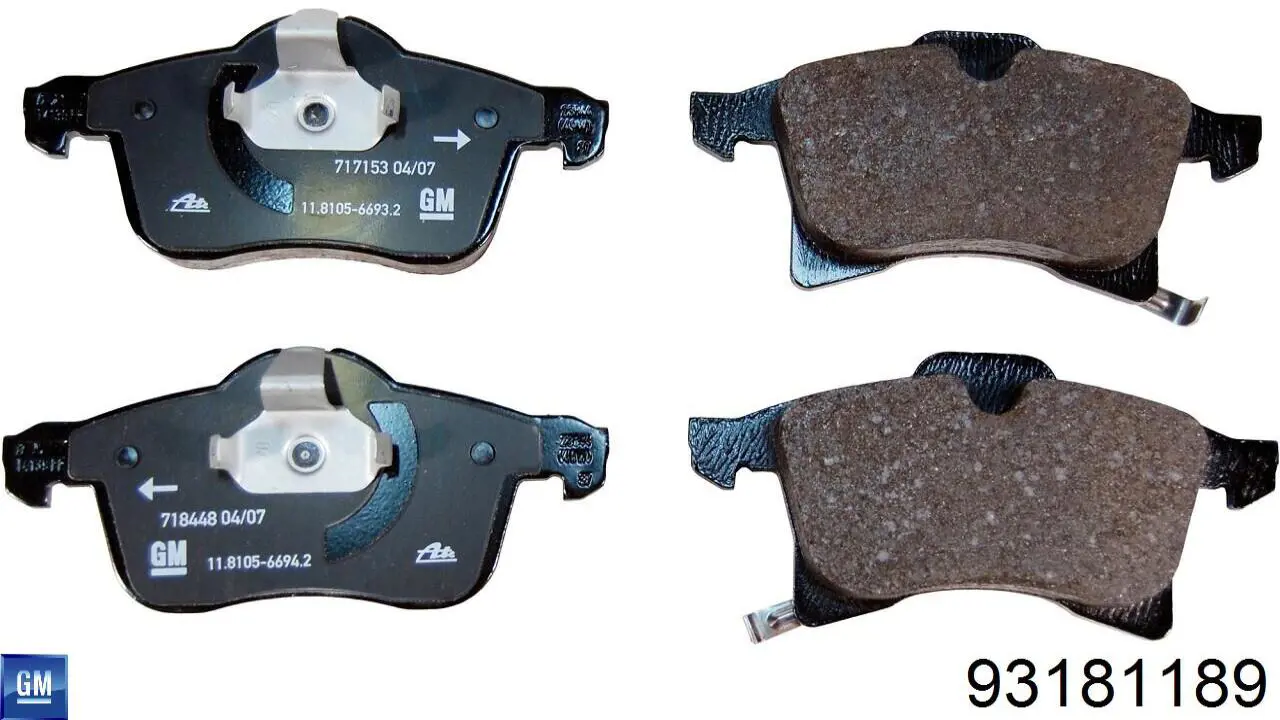 Pastillas de freno delanteras Opel Corsa X12