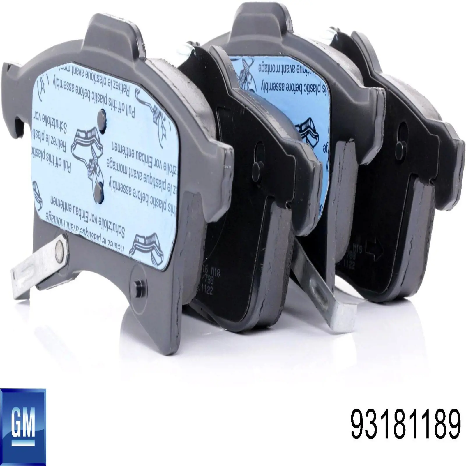 Pastillas de freno delanteras Opel Corsa X12