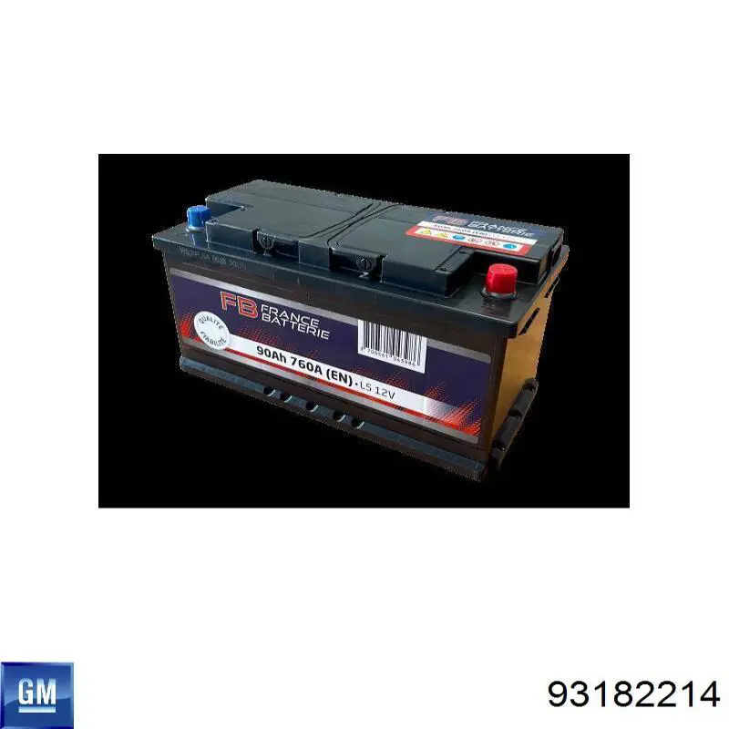 Comprar 93182214 General Motors Batería de coche