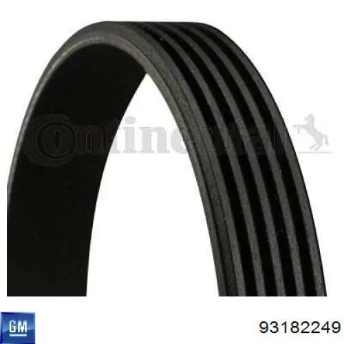 Comprar 93182249 General Motors Correa trapezoidal