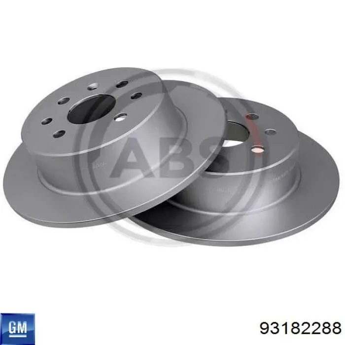 Disco de freno trasero General Motors 93182288 precio, desde 38,46 EUR