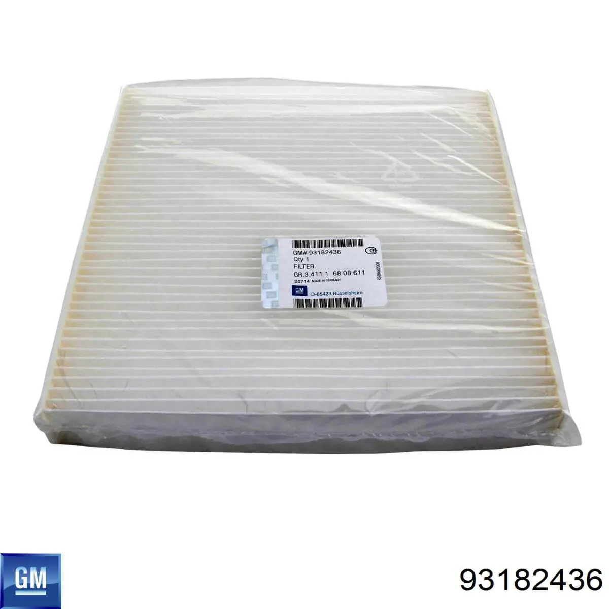Comprar 93182436 General Motors Filtro de aire del habitáculo