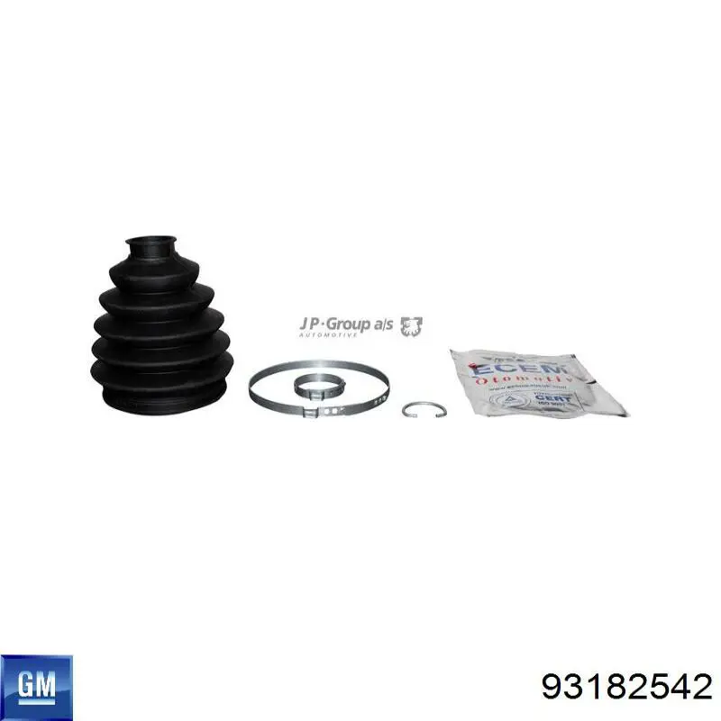 93182542 General Motors Fuelle transmisión delantero exterior