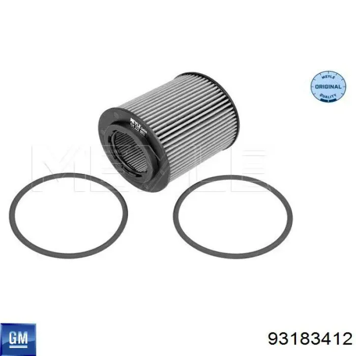 Filtro de aceite General Motors 93183412 precio, desde 6,39 EUR