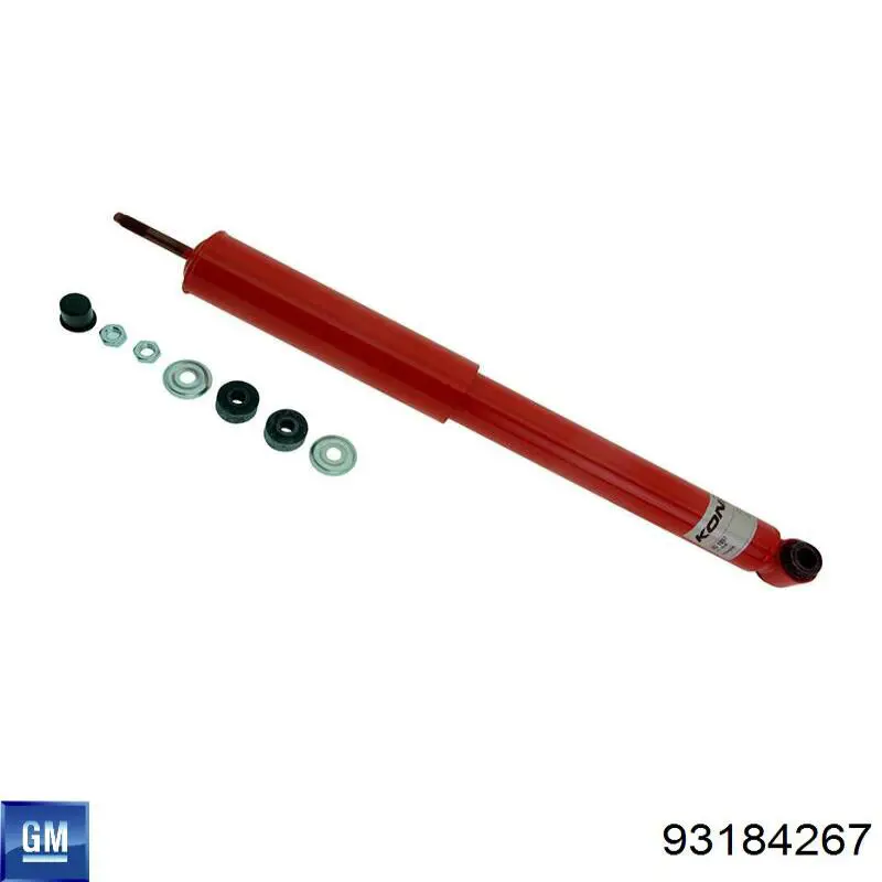 Amortiguador trasero General Motors 93184267 precio, desde 31,94 EUR