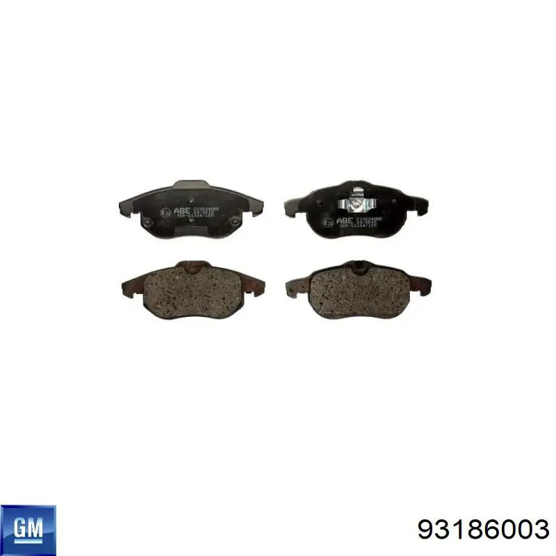 Pastillas de freno delanteras Opel Vectra