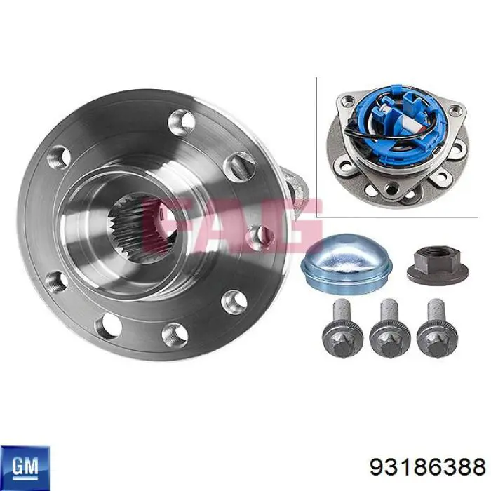 Comprar 93186388 General Motors Bujes de ruedas