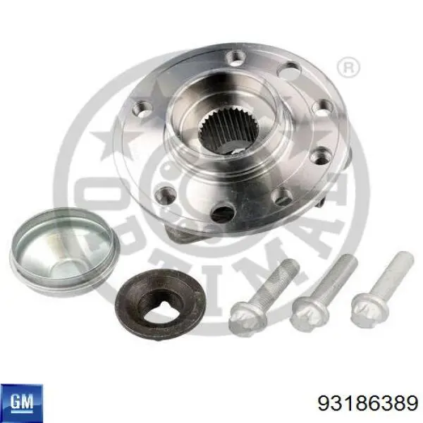 93186389 General Motors Cubo delantero