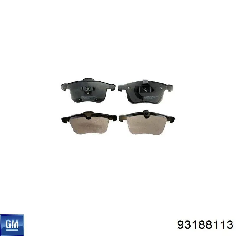 Pastillas freno delanteras General Motors 93188113 precio, desde 41,65 EUR
