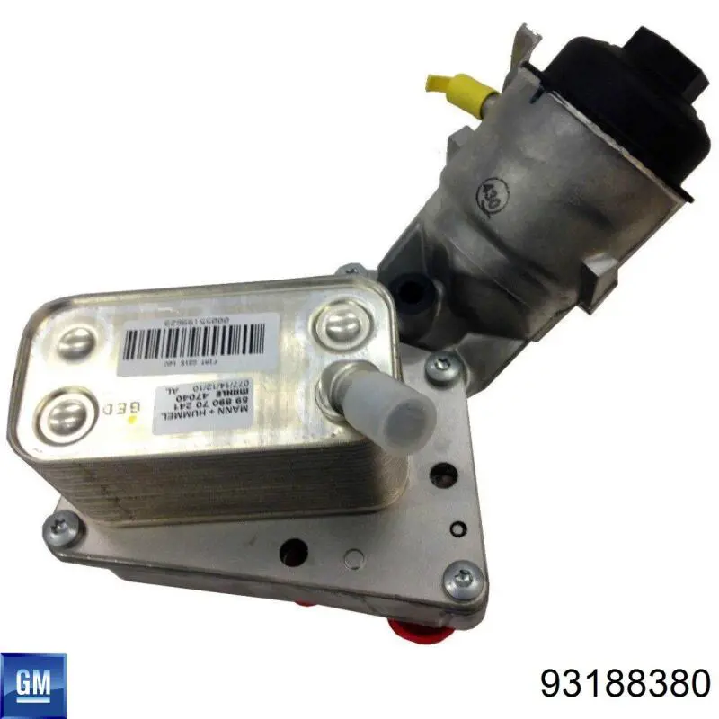Comprar 93188380 General Motors Radiador de aceite debajo del filtro