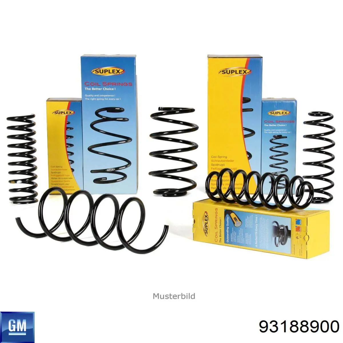 93188900 General Motors Muelle trasero