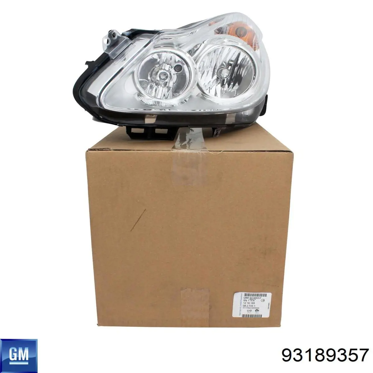Faro izquierdo 93189357 General Motors