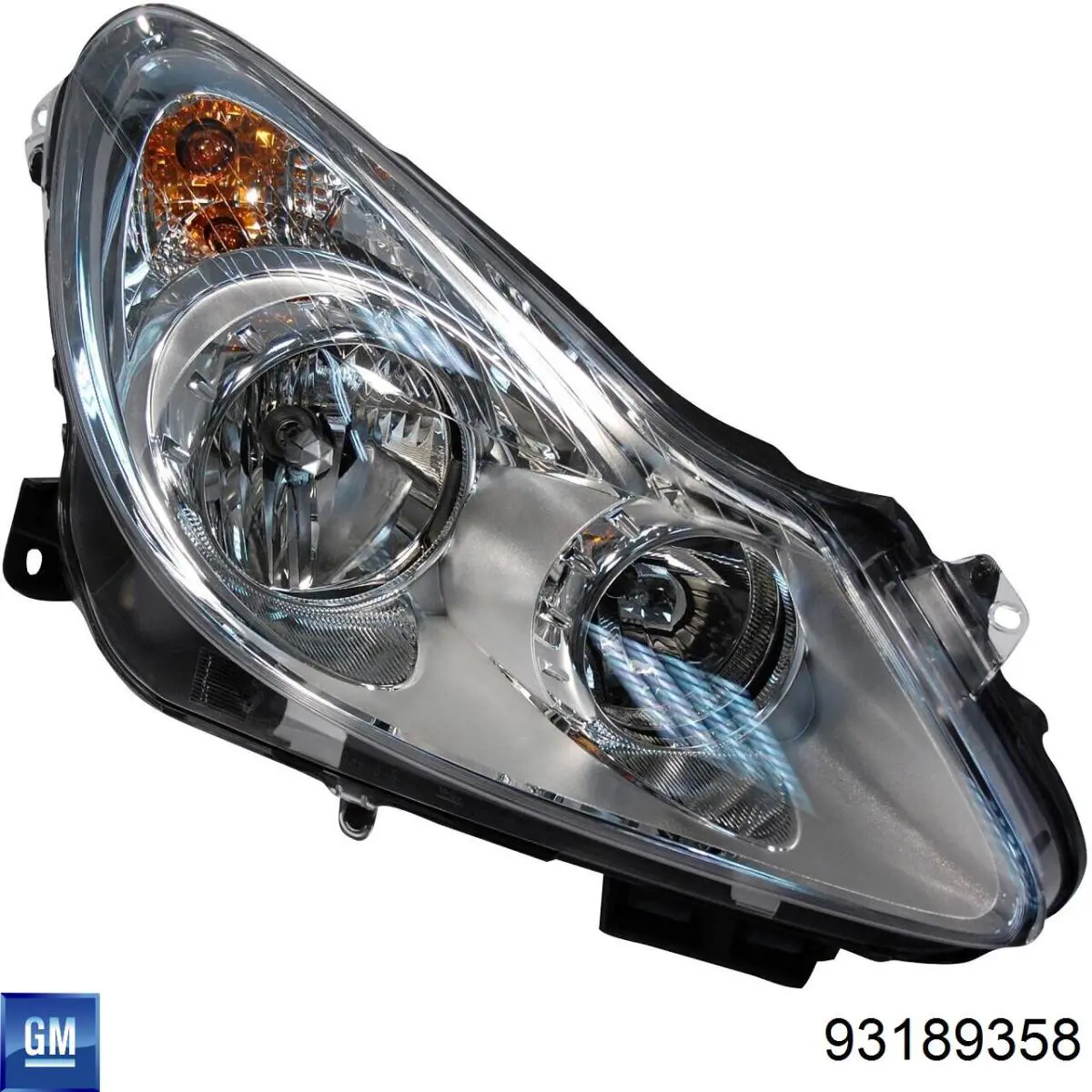 Faro derecho 93189358 General Motors