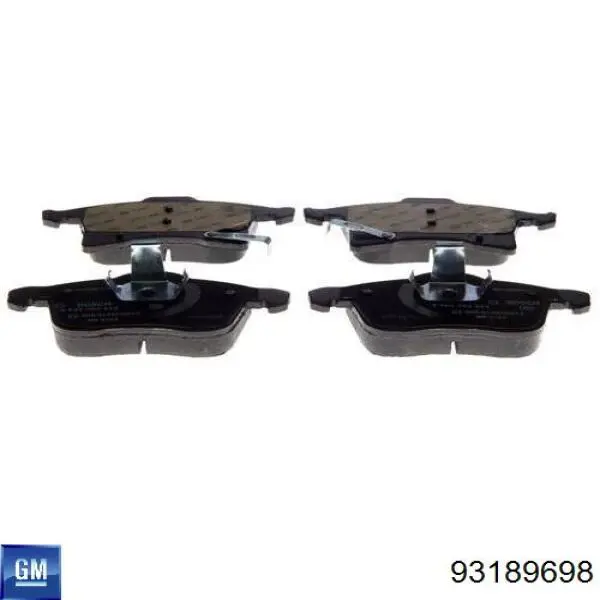 Pastillas de freno delanteras Opel Corsa X12