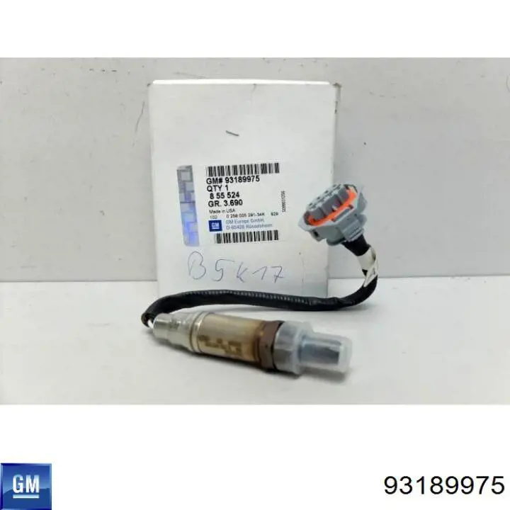 93189975 General Motors sonda lambda sensor de oxigeno para catalizador