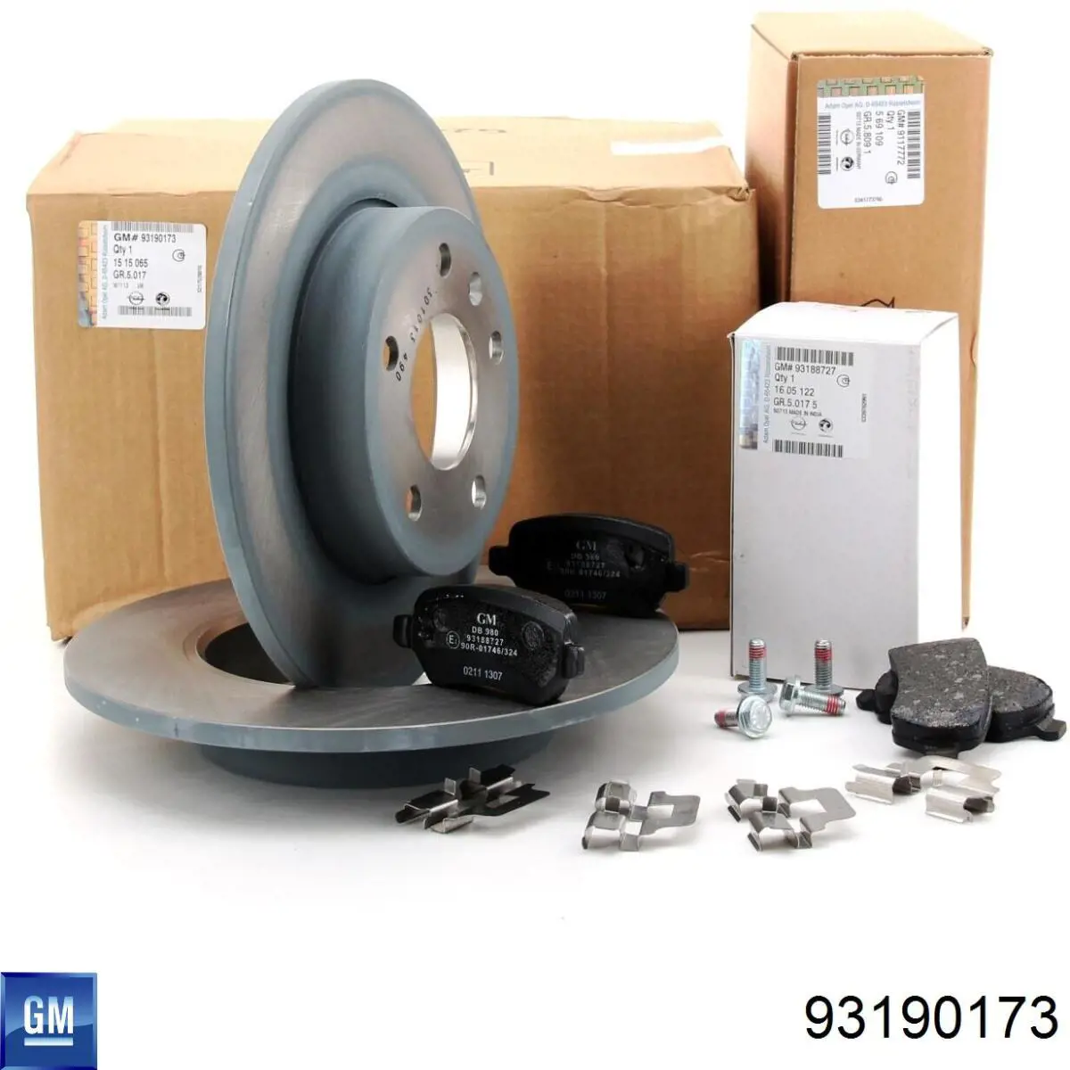 Disco de freno trasero 93190173 General Motors