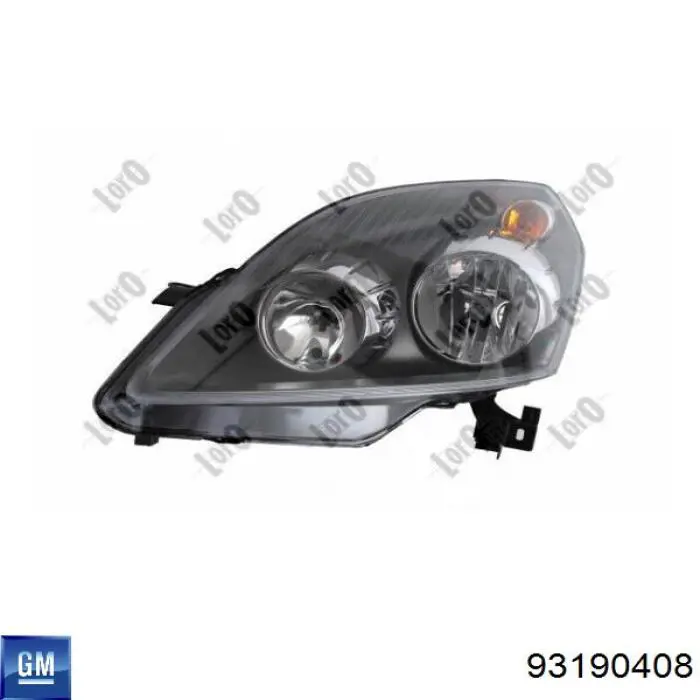 Faro izquierdo Opel Zafira A05
