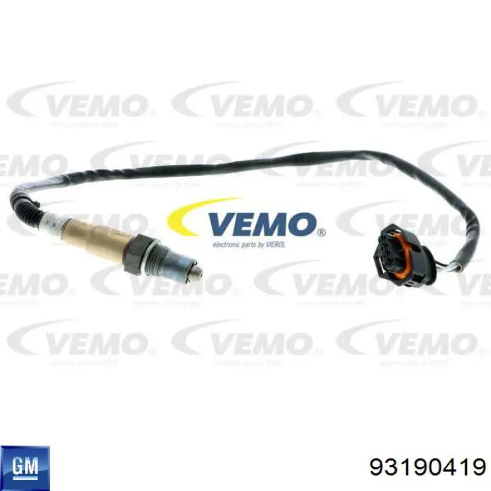 93190419 General Motors Sensor de oxígeno previo al catalizador