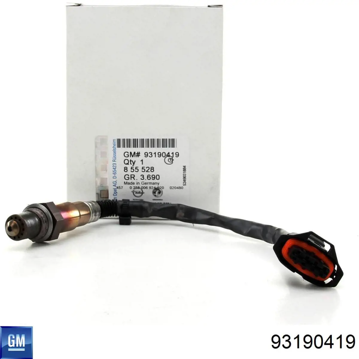 Comprar 93190419 General Motors Sensor de oxígeno previo al catalizador