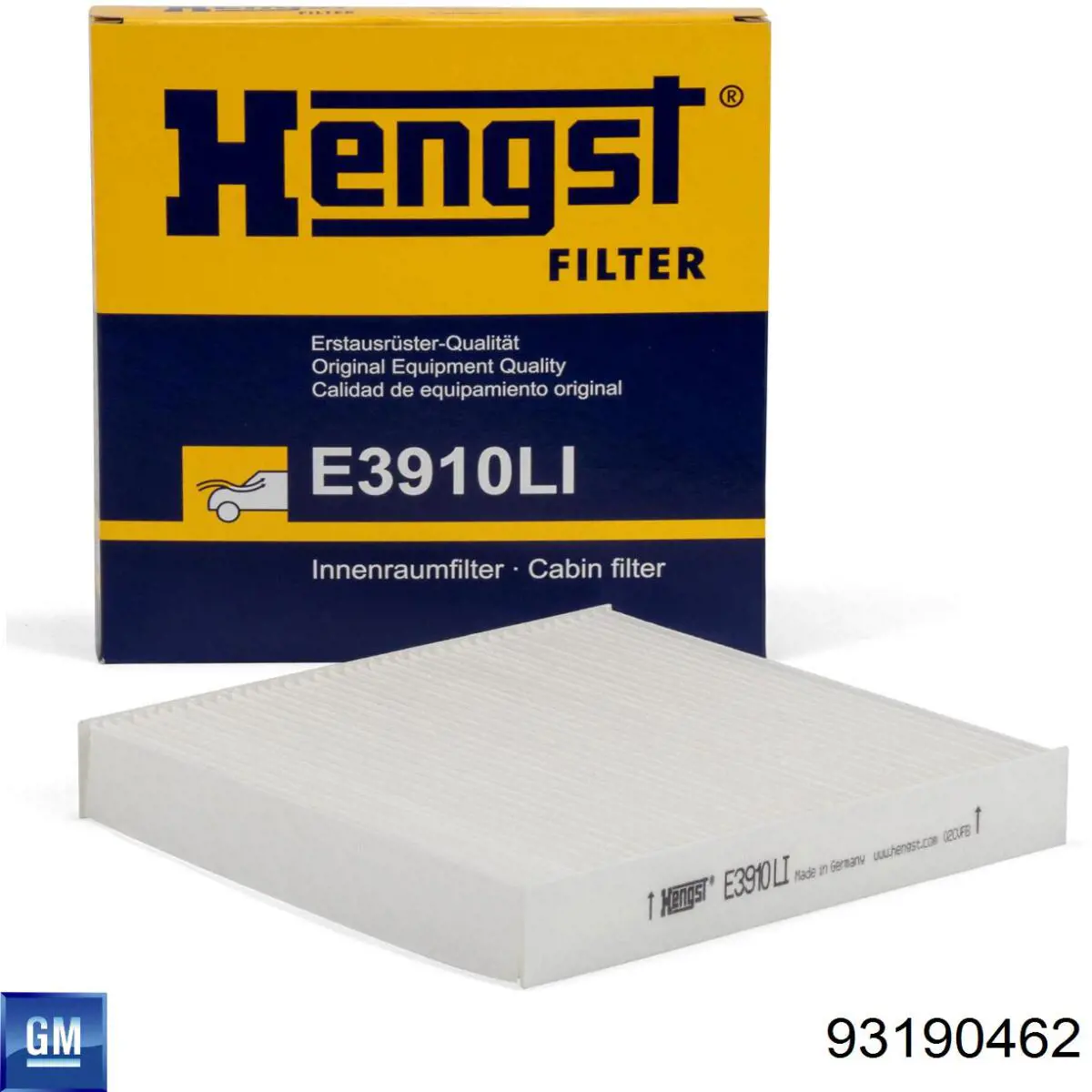 Lámpara halógena General Motors 93190462 precio, desde 2,72 EUR