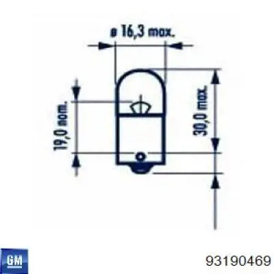 989762 Volvo Bombilla de cruce
