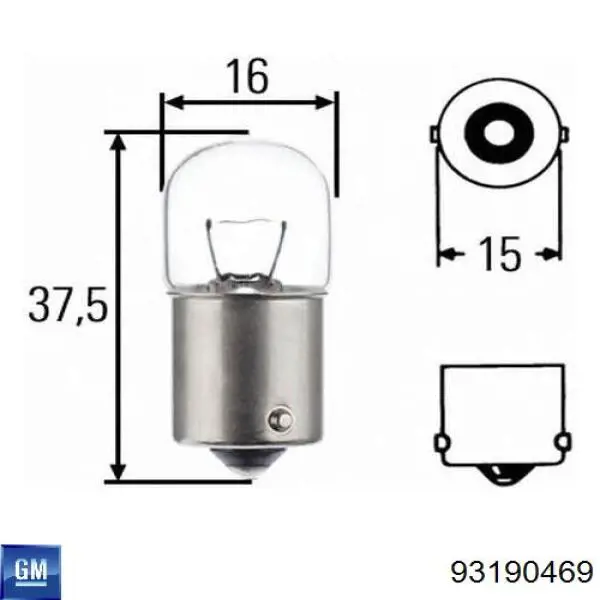 T304 MAN Bombilla de cruce