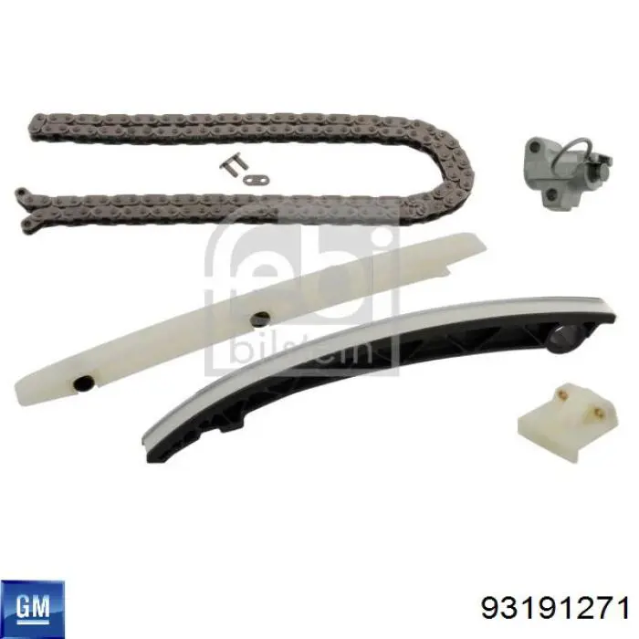 Kit de cadena de distribución 93191271 General Motors