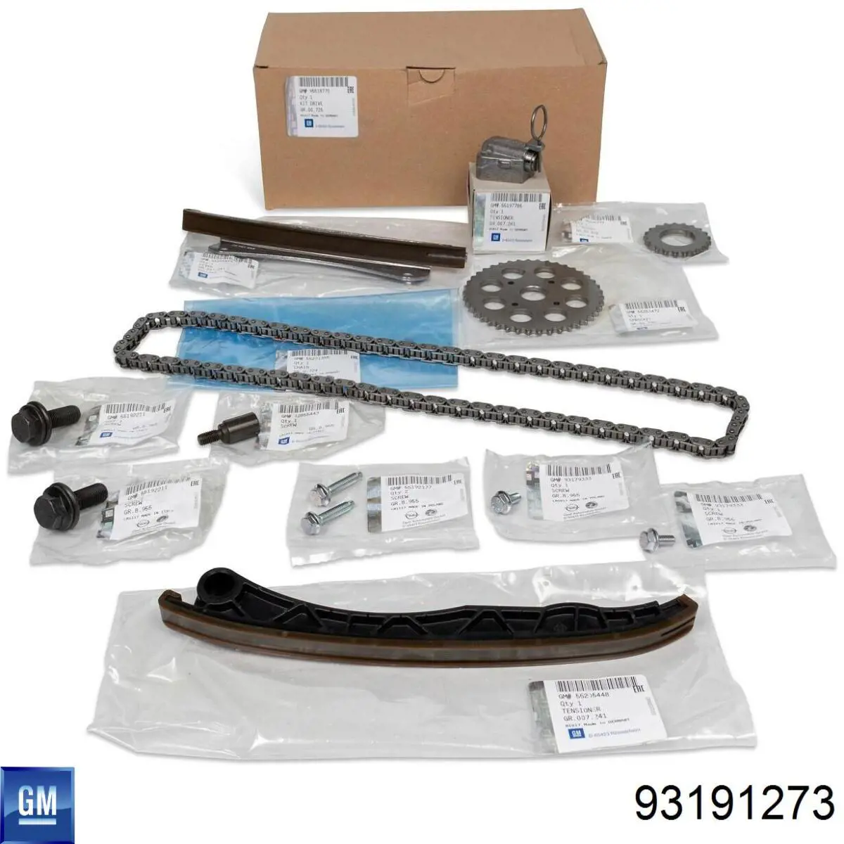 Kit de montaje de la cadena de distribución para Chevrolet Aveo (T300)