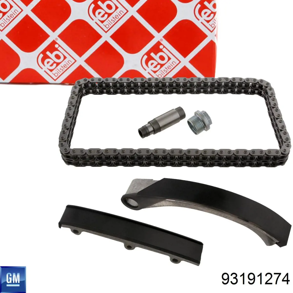 Kit de cadena de distribución 93191274 General Motors
