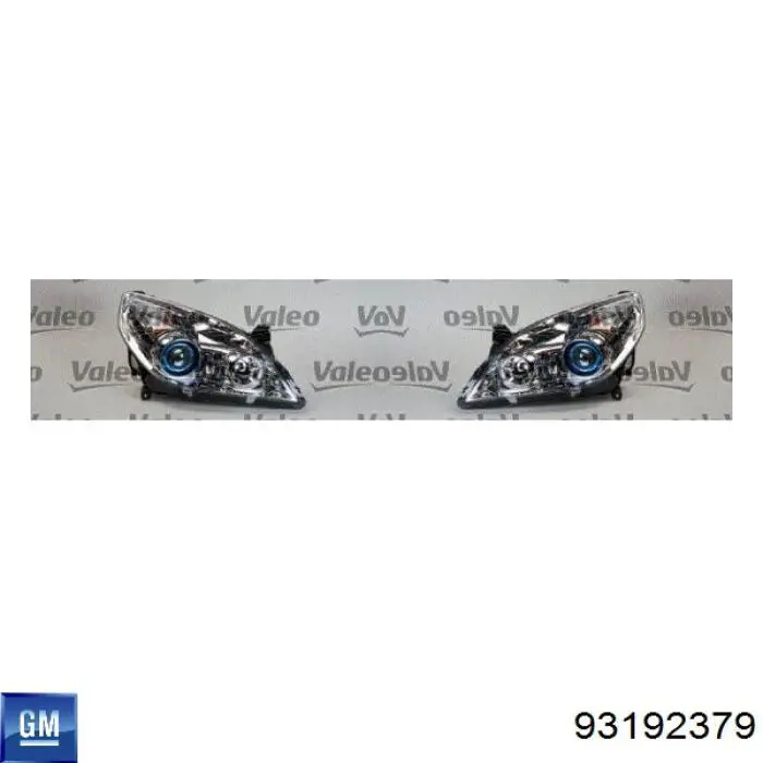 Faro General Motors 93192379 precio, desde 345,61 EUR
