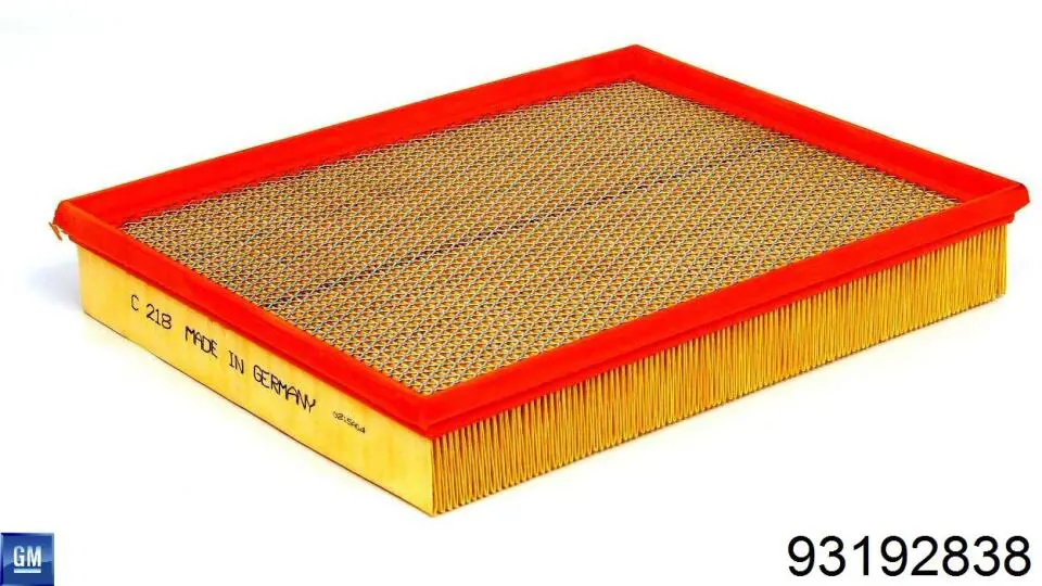 Filtro de aire 93192838 General Motors