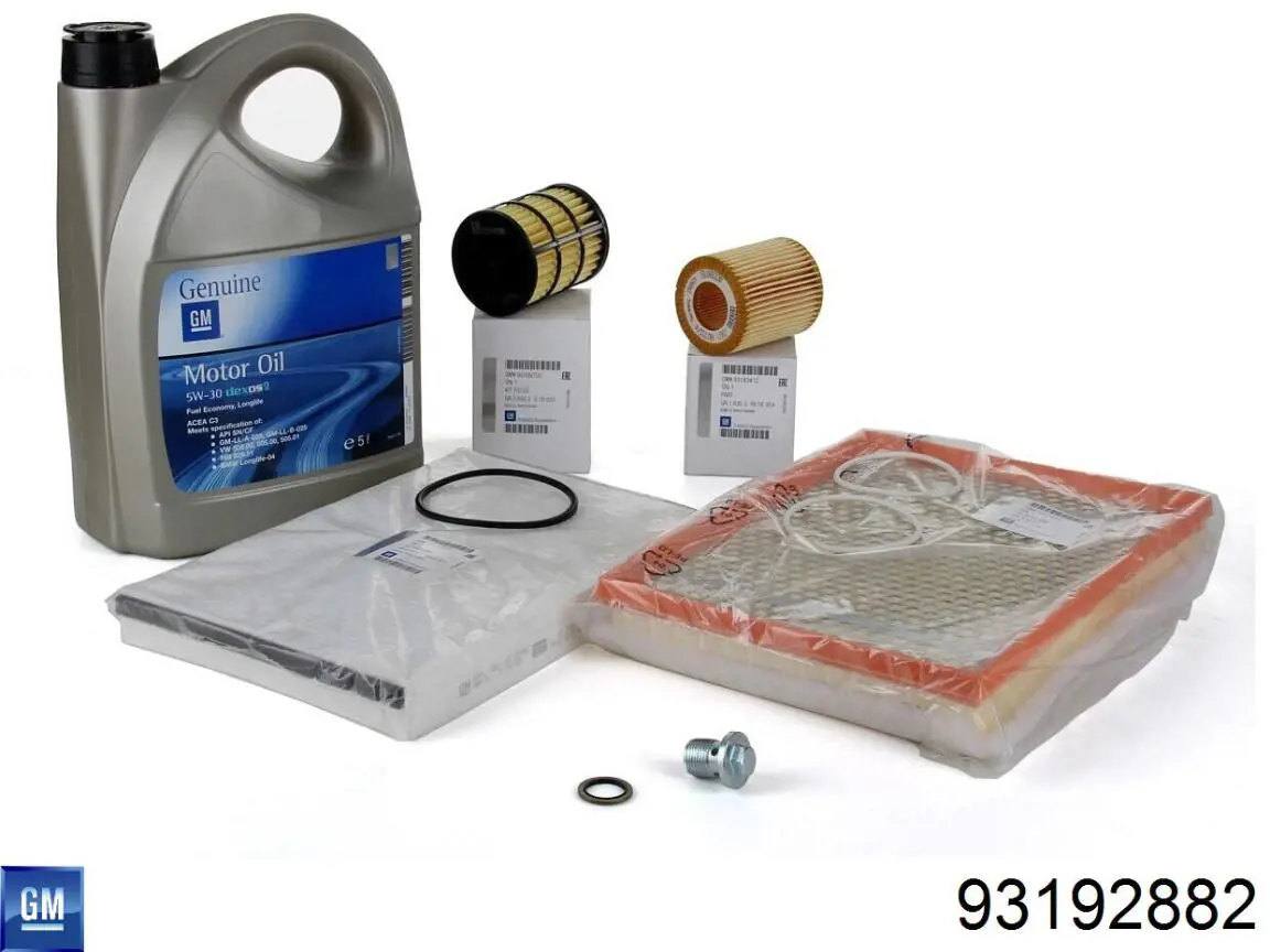 El filtro de aire General Motors 93192882 precio, desde 9,33 EUR