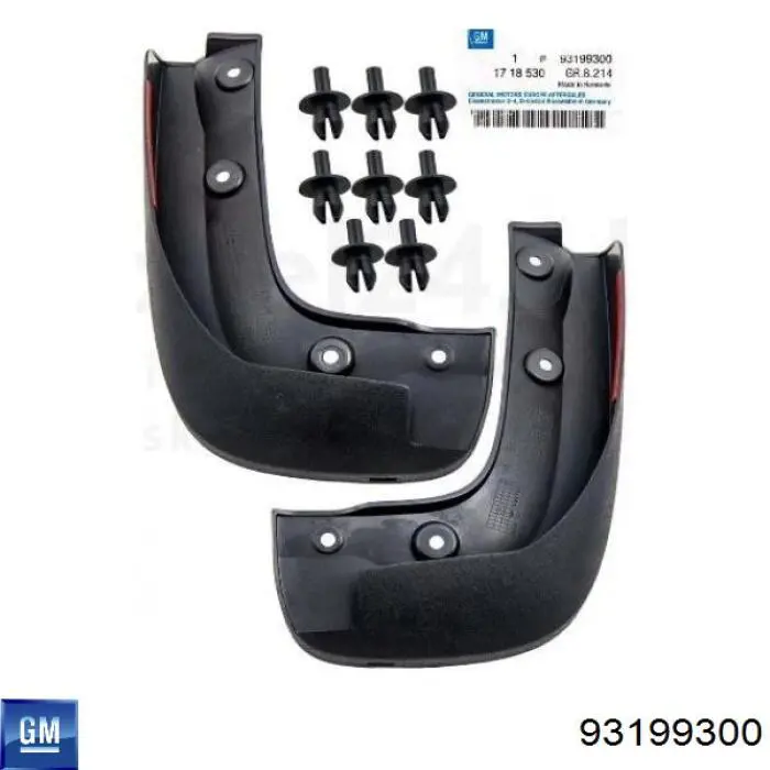 Juego de faldillas guardabarro delanteros Opel Corsa D monovolumen (X12) (2006 - 2026) precio, desde 43,90 USD
