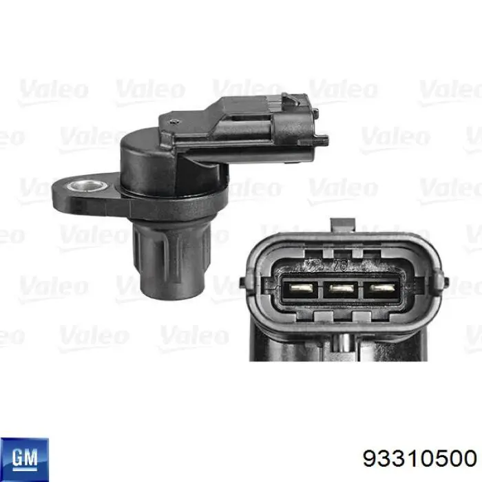 Sensor de árbol de levas 93310500 General Motors