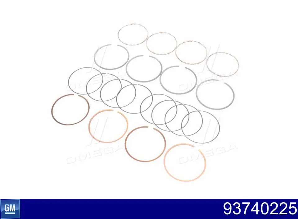 Juego de anillos de pistón, motor, STD General Motors 93740225 precio, desde 34,76 EUR