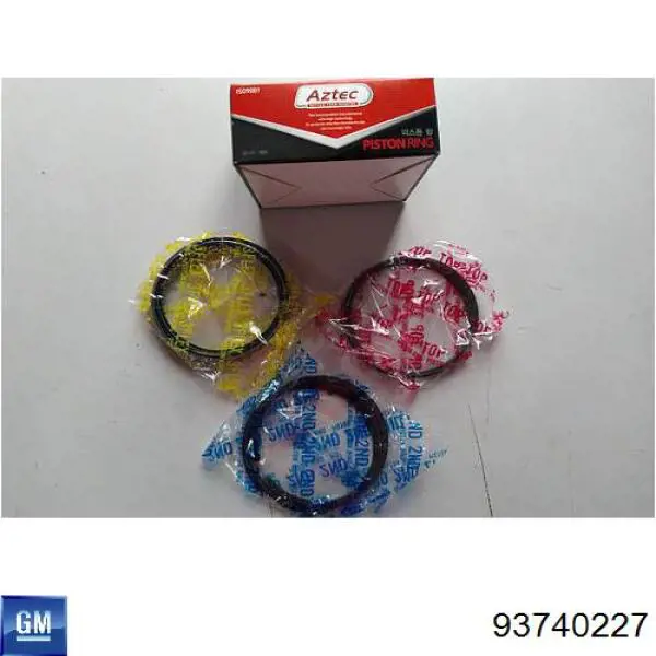 Juego de aros de pistón para motor, sobremedida (+0,50 mm) General Motors 93740227 precio, desde 32,71 EUR