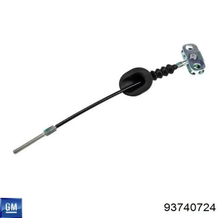 93740724 General Motors cable de freno de mano delantero