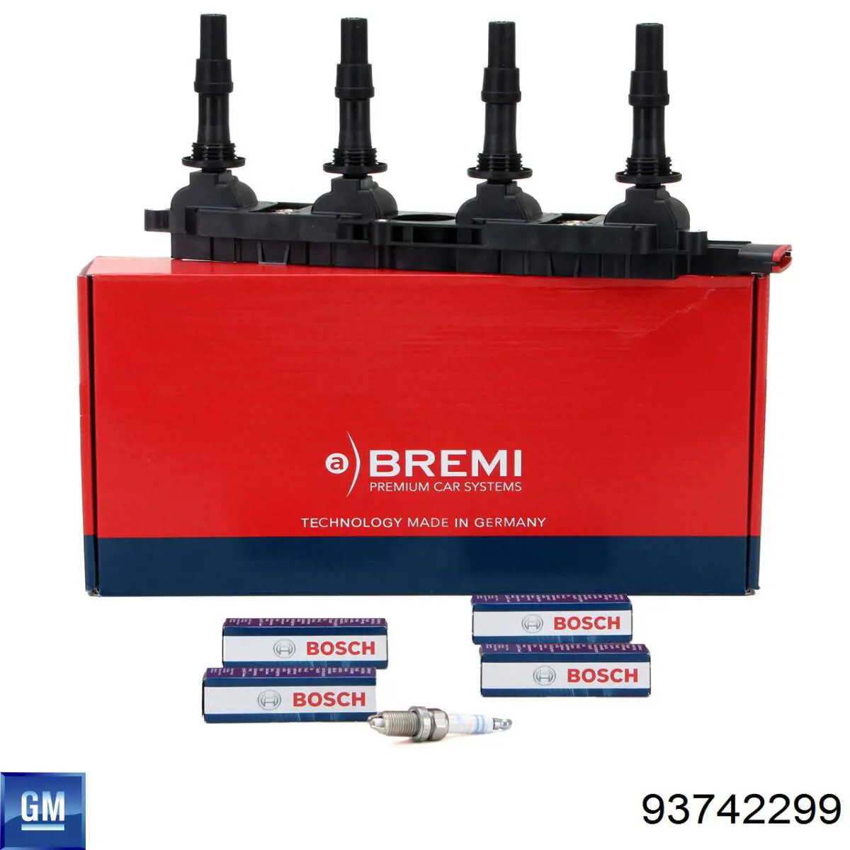 Bujias de encendido General Motors 93742299