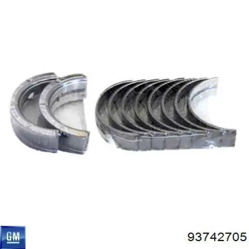 Comprar 93742705 General Motors Juego de cojinetes de cigüeñal, estándar, STD
