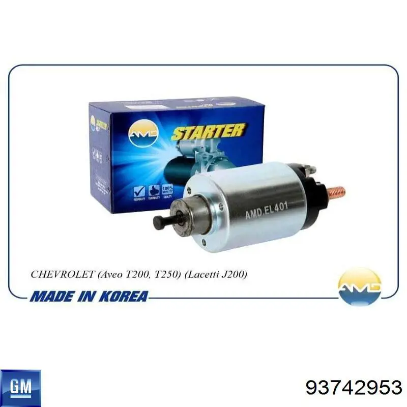Interruptor magnético estárter General Motors 93742953 precio, desde 196,12 EUR