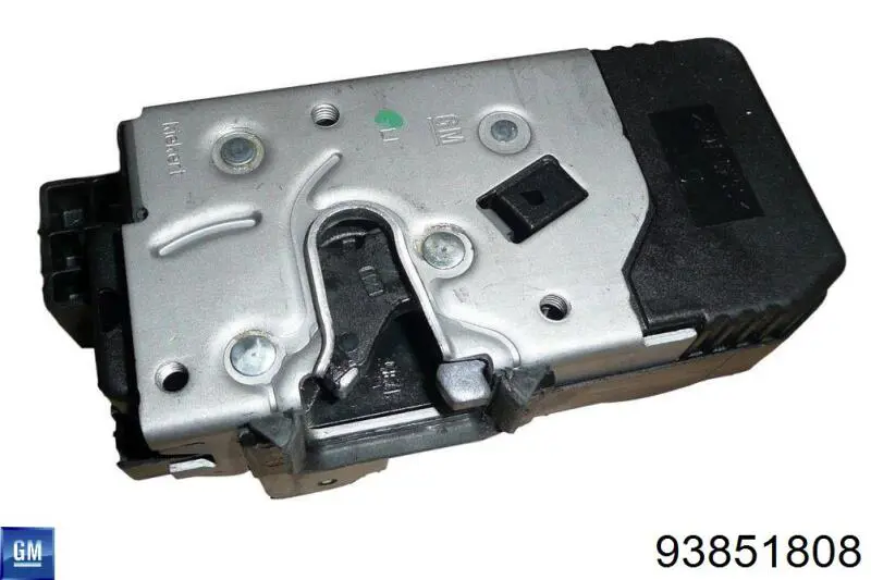 93851808 Peugeot/Citroen cerradura de puerta de batientes, trasera izquierda