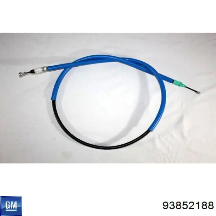 93852188 General Motors cable de freno de mano trasero izquierdo