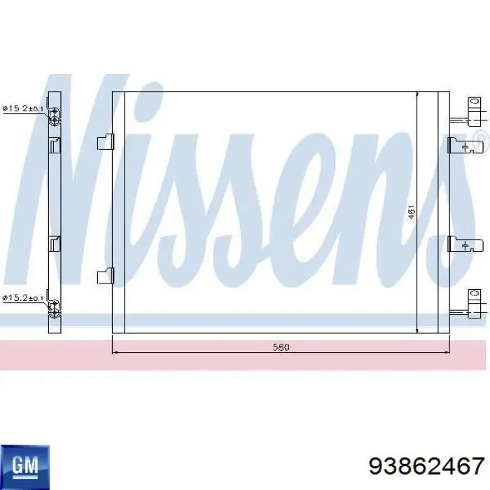 Comprar 8200413353 Renault (RVI) Manguera de aire acondicionado de compresor al condensador