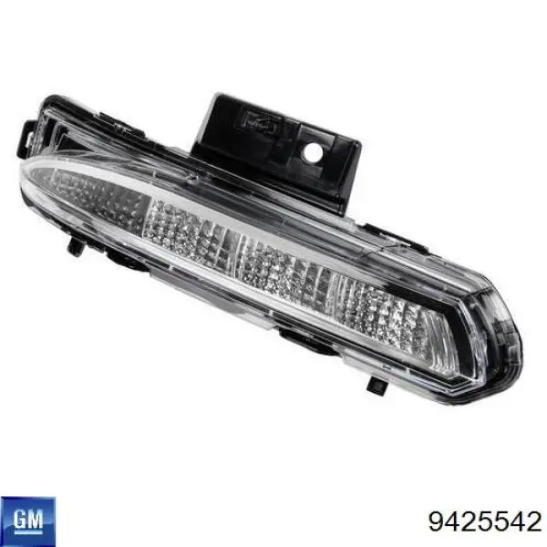 9425542 General Motors lámpara, luz intermitente