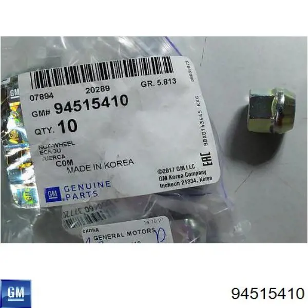 Comprar Tuercas de rueda Chevrolet Spark (Matiz)  M200, M250