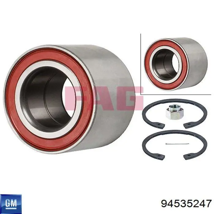 Cojinete de rueda delantero Chevrolet Aveo 2 T250, T255
