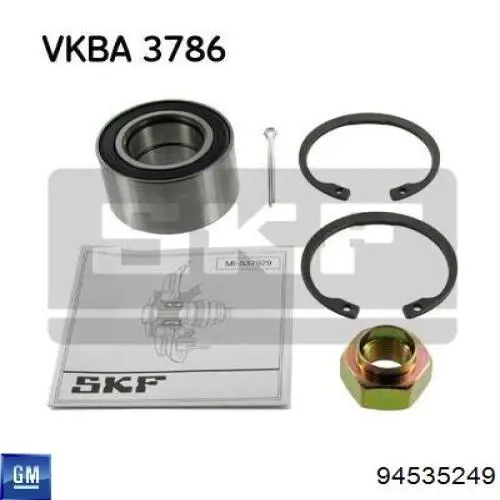 Cojinete de rueda delantero General Motors 94535249 precio, desde 11,90 EUR