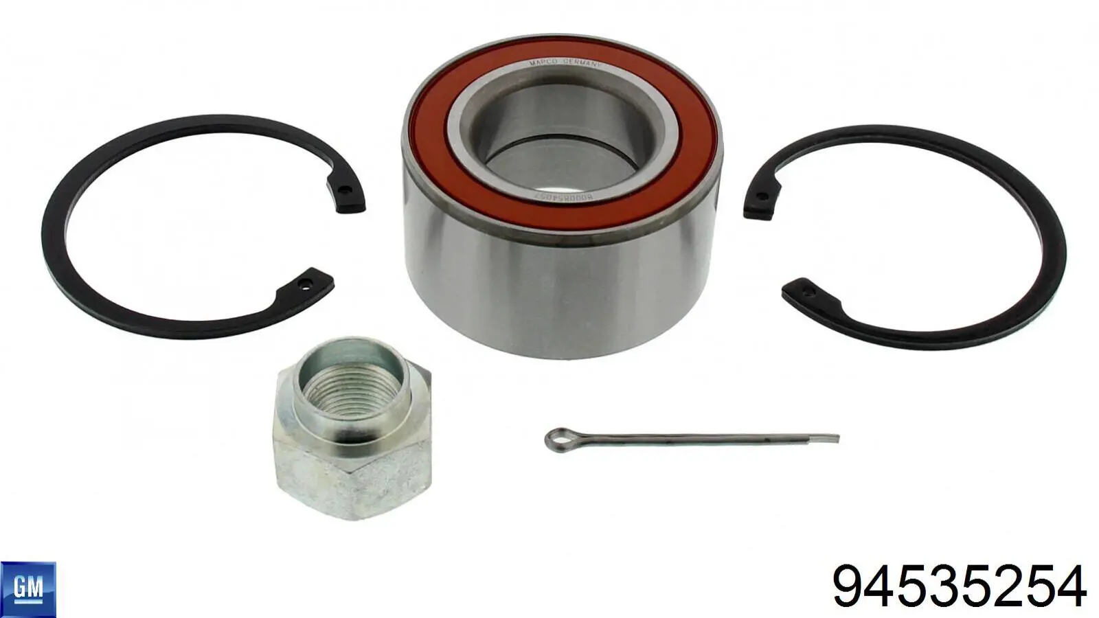 Cojinete de rueda delantero General Motors 94535254 precio, desde 24,24 EUR